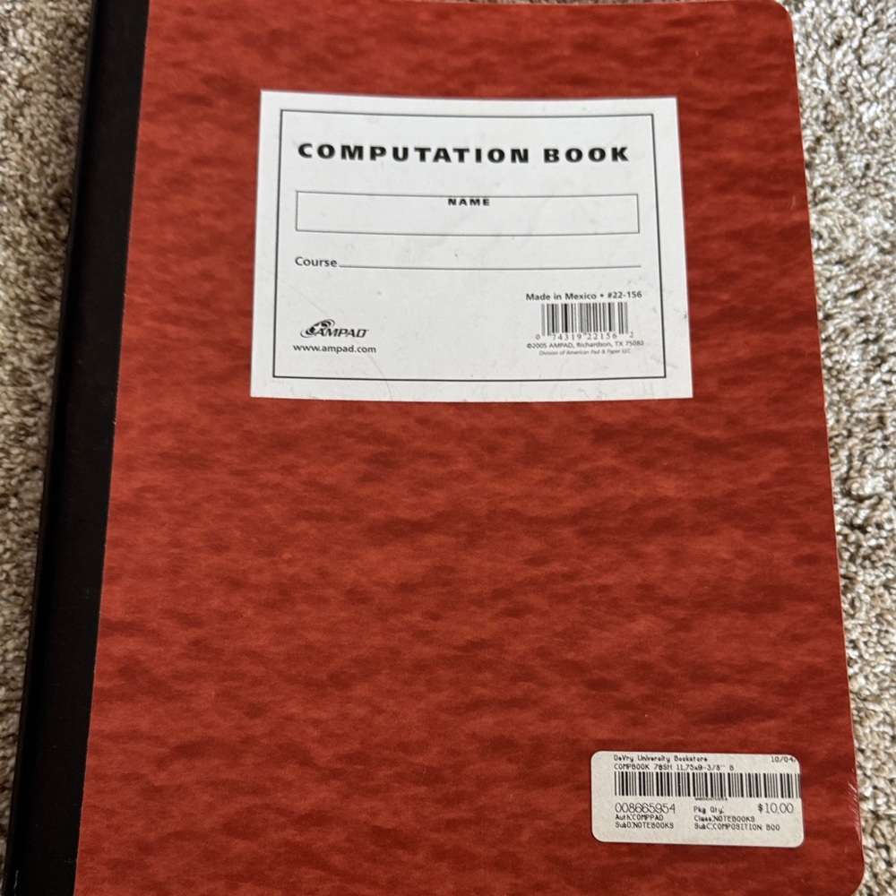 Spider-Man Composition Book & Computation Book - Picture 5 of 12